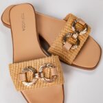 Summer Social Raffia Beige Sandals