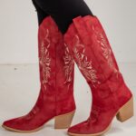 Always A Step Ahead Red Western Boots